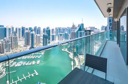 Pool image for: Apartment - 3 Bedrooms - 3 Bathrooms for rent in Damac Heights - Dubai Marina - Dubai, Image 1