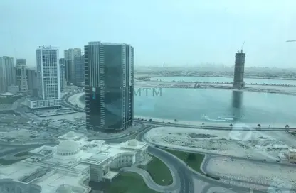 شقة - غرفة نوم - 2 حمامات للايجار في برج النخلة 1 - أبراج النخلة - المجاز - الشارقة