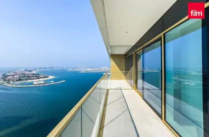 Apartment - 1 Bedroom - 1 Bathroom for rent in Grand Bleu Tower 2 - EMAAR Beachfront - Dubai Harbour - Dubai