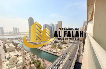 شقة - غرفة نوم - 2 حمامات للايجار في برج النخلة 3 - أبراج النخلة - المجاز - الشارقة