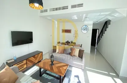 Living / Dining Room image for: Townhouse - 2 Bedrooms - 3 Bathrooms for sale in Aurum Villas - Sanctnary - Damac Hills 2 - Dubai, Image 1