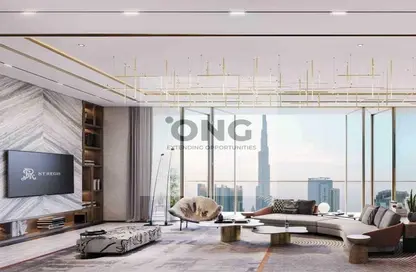 Living Room image for: Apartment - 3 Bedrooms - 4 Bathrooms for sale in St Regis The Residences - Burj Khalifa Area - Downtown Dubai - Dubai, Image 1