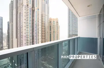 Balcony image for: Apartment - 3 Bedrooms - 3 Bathrooms for sale in Marina Arcade Tower - Dubai Marina - Dubai, Image 1