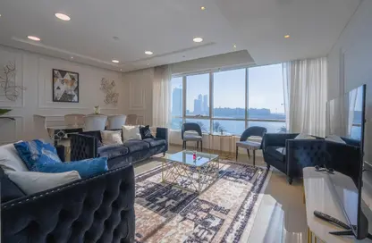 Apartment - 1 Bedroom - 2 Bathrooms for rent in Beach Tower 1 - Al Khan Lagoon - Al Khan - Sharjah