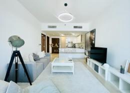 Living Room image for: Apartment - 1 bedroom - 2 bathrooms for rent in Pantheon Elysee II - Jumeirah Village Circle - Dubai, Image 1