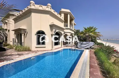 Villa - 4 Bedrooms - 5 Bathrooms for rent in Garden Homes Frond D - Garden Homes - Palm Jumeirah - Dubai