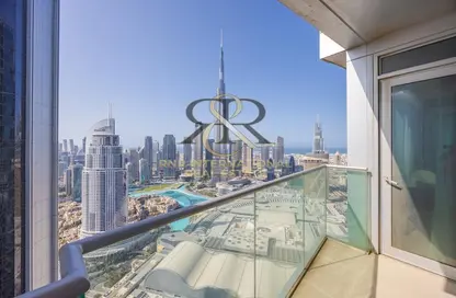 شقة - 2 غرف نوم - 4 حمامات للايجار في العنوان رزيدنس فاونتن فيوز 1 - العنوان رزيدنس فاونتن فيوز - دبي وسط المدينة - دبي