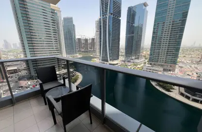 Apartment - 2 Bedrooms - 4 Bathrooms for rent in Green Lakes Towers - JLT Cluster S - Jumeirah Lake Towers - Dubai