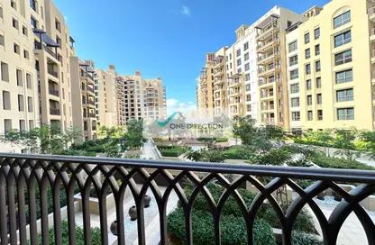 Balcony image for: Apartment - 1 Bedroom - 1 Bathroom for rent in Asayel - Madinat Jumeirah Living - Umm Suqeim - Dubai, Image 1