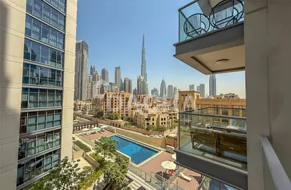 Apartment - 1 Bedroom - 2 Bathrooms for rent in Bellevue Tower 2 - Bellevue Towers - Downtown Dubai - Dubai