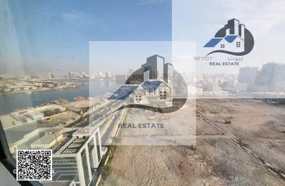 شقة - غرفة نوم - 2 حمامات للايجار في أورينت تاور 2 - أورينت تاور - البستان - عجمان