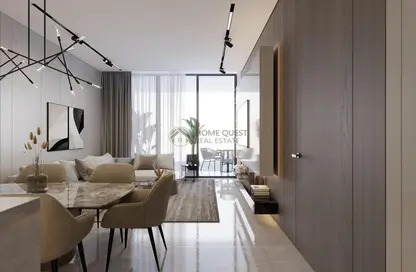 Living / Dining Room image for: Apartment - 1 Bathroom for sale in Samana Skyros - Arjan - Dubai, Image 1