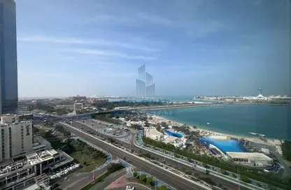Water View image for: Apartment - 3 Bedrooms - 4 Bathrooms for rent in Nation Towers - Corniche Road - Abu Dhabi, Image 1