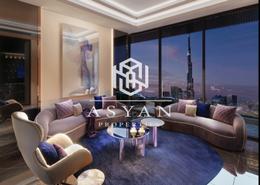 Living Room image for: Villa - 3 bedrooms - 4 bathrooms for sale in Burj Binghatti Jacob & Co - Business Bay - Dubai, Image 1