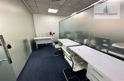 Office Space - Studio - 4 Bathrooms for rent in The Prime Tower - Business Bay - Dubai