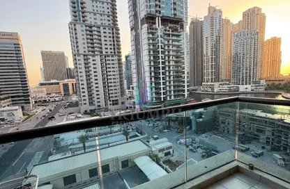 شقة - غرفة نوم - 2 حمامات للايجار في برج الزمان والمكان - دبي مارينا - دبي
