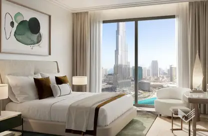 شقة - 3 غرف نوم - 4 حمامات للبيع في سانت ريجيس ريزيدنس - برج خليفة - دبي وسط المدينة - دبي