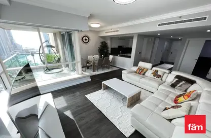 Apartment - 1 Bedroom - 2 Bathrooms for rent in Al Mesk Tower - Emaar 6 Towers - Dubai Marina - Dubai