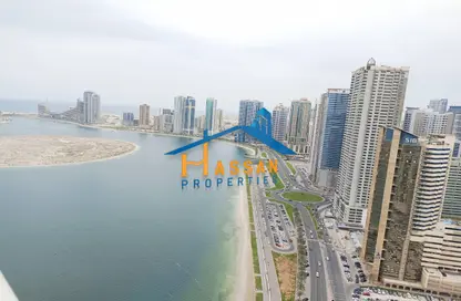 شقة - غرفة نوم - 2 حمامات للايجار في الواحة ريزيدنس - الخان - الشارقة