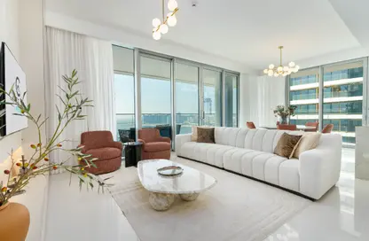 Apartment - 4 Bedrooms - 3 Bathrooms for rent in Beach Isle - EMAAR Beachfront - Dubai Harbour - Dubai