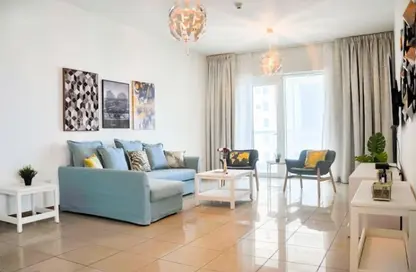 Apartment - 2 Bedrooms - 3 Bathrooms for rent in Sulafa Tower - Dubai Marina - Dubai