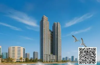 شقة - غرفة نوم - 2 حمامات للبيع في طريق كورنيش عجمان - عجمان