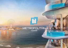 Penthouse - 4 bedrooms - 5 bathrooms for sale in sensoria at Five Luxe - Jumeirah Beach Residence - Dubai
