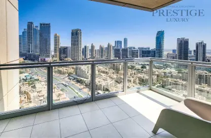صورة لـ شرفة شقة - 3 غرف نوم - 4 حمامات للبيع في ذا ريزيدنس 2 - برج ريزيدنس - دبي وسط المدينة - دبي ، صورة رقم 1