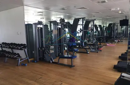 Gym image for: Apartment - 1 Bedroom - 1 Bathroom for rent in Al Salam Tower - Tourist Club Area - Abu Dhabi, Image 1