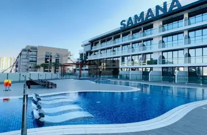 Apartment - Studio - 1 Bathroom for rent in Samana Golf Avenue - Dubai Studio City - Dubai