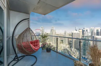 Apartment - 3 Bedrooms - 5 Bathrooms for rent in Marina Terrace - Dubai Marina - Dubai