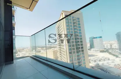 Balcony image for: Apartment - 3 Bedrooms - 4 Bathrooms for rent in Danat Tower B - Danat Towers - Muroor Area - Abu Dhabi, Image 1