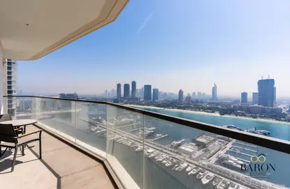 Apartment - 2 Bedrooms - 2 Bathrooms for rent in Marina Vista - EMAAR Beachfront - Dubai Harbour - Dubai