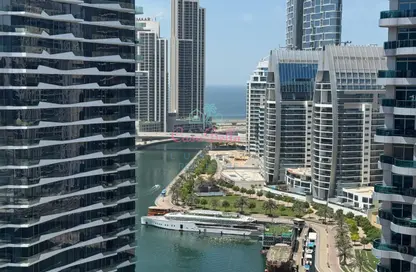 شقة - غرفة نوم - 2 حمامات للايجار في برج الزمرد - دبي مارينا - دبي