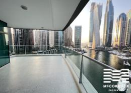 Apartment - 3 bedrooms - 4 bathrooms for rent in Marinascape Avant - Marinascape - Dubai Marina - Dubai Balcony image for: Apartment - 3 bedrooms - 4 bathrooms for rent in Marinascape Avant - Marinascape - Dubai Marina - Dubai, Image 1