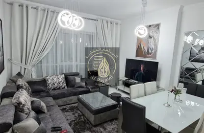 شقة - غرفة نوم - 2 حمامات للايجار في برج الواحة - الراشدية 1 - الراشدية - عجمان