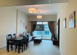 Living / Dining Room image for: Apartment - 1 bedroom - 2 bathrooms for rent in Dune Residency - Jumeirah Village Circle - Dubai, Image 1