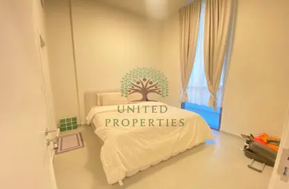 Room / Bedroom image for: Apartment - 1 Bedroom - 2 Bathrooms for rent in East Village - Aljada - Sharjah, Image 1