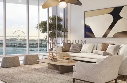 Living Room image for: Apartment - 1 Bedroom - 2 Bathrooms for sale in Palm Beach Towers 3 - Palm Beach Towers - Palm Jumeirah - Dubai, Image 1