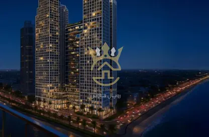 Apartment - 1 Bedroom - 2 Bathrooms for sale in Corniche Tower - Ajman Corniche Road - Ajman