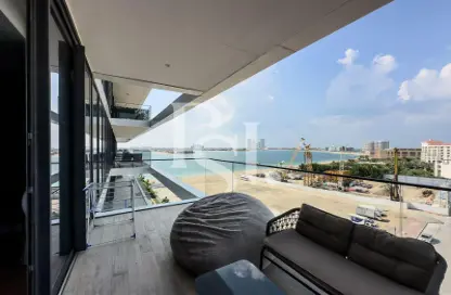 Terrace image for: Apartment - 1 Bedroom - 2 Bathrooms for rent in Serenia Residences Building C - Serenia Residences The Palm - Palm Jumeirah - Dubai, Image 1