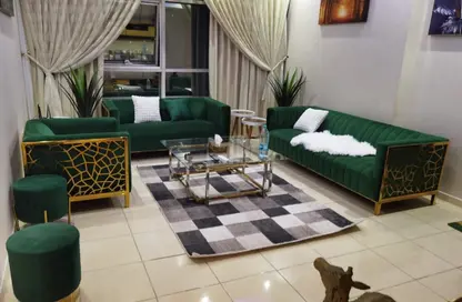 Apartment - 1 Bedroom - 2 Bathrooms for rent in Orient Tower 1 - Orient Towers - Al Bustan - Ajman