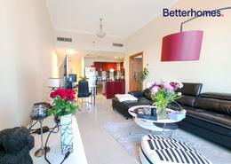 Living / Dining Room image for: Apartment - 1 bedroom - 2 bathrooms for rent in Ocean Heights - Dubai Marina - Dubai, Image 1