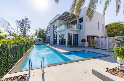 Villa - 6 Bedrooms - 7 Bathrooms for rent in Entertainment Foyer - Islamic Clusters - Jumeirah Islands - Dubai