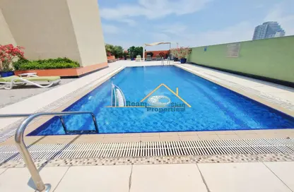 صورة لـ حوض سباحة شقة - غرفة نوم - 2 حمامات للايجار في 3 مدينة الواحة - مدينة الواحة - واحة السيليكون - دبي ، صورة رقم 1