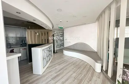 Office Space - Studio - 1 Bathroom for rent in Clover Bay Tower - Business Bay - Dubai