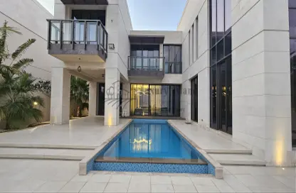 Pool image for: Villa - 6 Bedrooms for rent in HIDD Al Saadiyat - Saadiyat Island - Abu Dhabi, Image 1