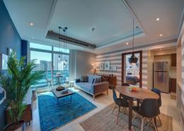Living / Dining Room image for: Apartment - 1 bedroom - 2 bathrooms for rent in Orra Marina - Dubai Marina - Dubai, Image 1