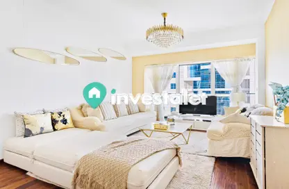 Apartment - 1 Bedroom - 2 Bathrooms for rent in Damac Heights - Dubai Marina - Dubai
