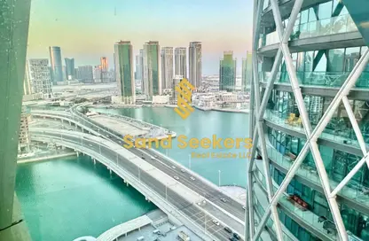شقة - 2 غرف نوم - 4 حمامات للايجار في برج الواجهة البحرية A - أبراج سكنية على الواجهة البحرية - منطقة النادي السياحي - أبوظبي